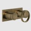 Gessi Смеситель для душа, Anello, на 2 потребителя, цвет латунь состаренная 63379#713