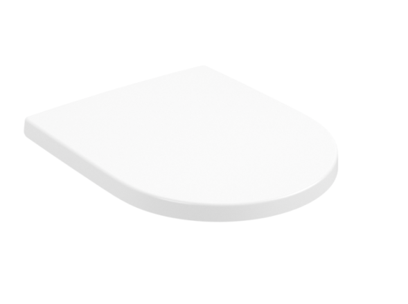 Villeroy&amp;Boch Сиденье для унитаза, Subway 3.0, шг 374*438, CeramicPlus, цвет-Stone White 8M42S1RW