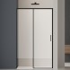 Vincea Душевая дверь Софт 2 (Soft 2) VDS-3SO2110CLB, 1100, черный, стекло прозрачное