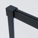 Vincea Душевая дверь Софт 2 (Soft 2) VDS-3SO2110CLB, 1100, черный, стекло прозрачное