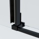 Vincea Душевая дверь Софт 2 (Soft 2) VDS-3SO2110CLB, 1100, черный, стекло прозрачное