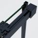 Vincea Душевая дверь Софт 2 (Soft 2) VDS-3SO2110CLB, 1100, черный, стекло прозрачное