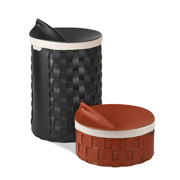 Корзина для мусора COLOMBO DESIGN ADJ 2035.01/03 напольная цвет черный/серый