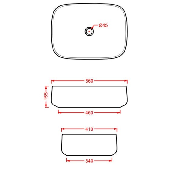 Раковина Artceram Cognac Quadro накладная без отверстий  цвет Calacatta COL009 94 00