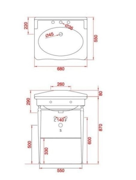 Консоль Artceram Hermitage напольная/пристенная с полкой цвет хром HEA015 71