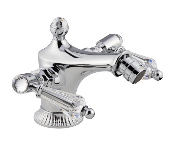 Emmevi The One Atena, смеситель для биде. Прозрачные кристаллы Swarovski, цвет хром 98004LCSW/CR
