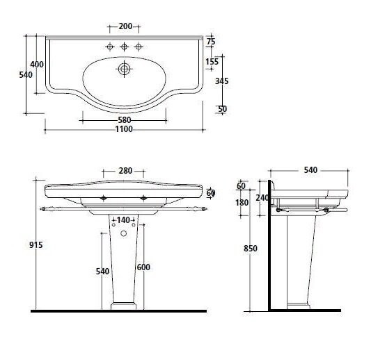 Полотенцедержатель GALASSIA ETHOS 8443 цвет хром