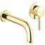 Emmevi Piper, встраиваемый в стену однорычажный смеситель для раковины, без донного клапана, цвет золото 45055/OR