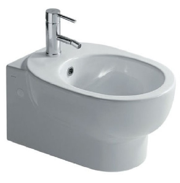 Биде GALASSIA M2 5219 подвесное с одним отверстием цвет белый глянцевый