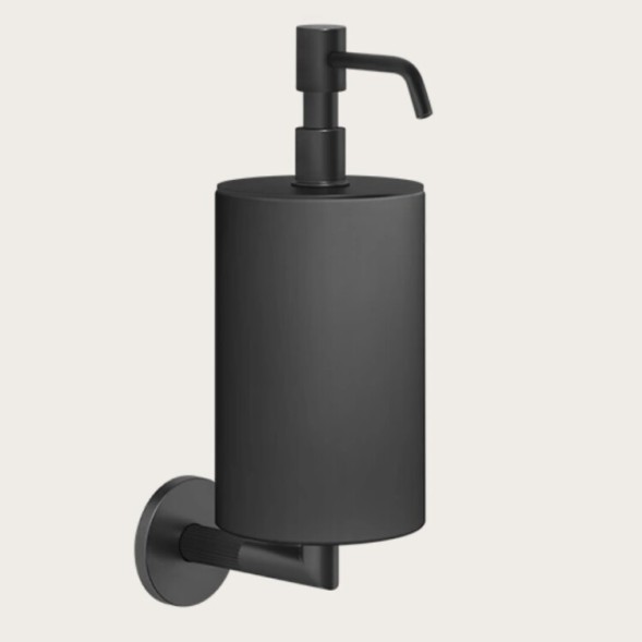Gessi Дозатор для жидкого мыла, Ingranaggio, шгв 75*128*243, цвет дозатора черный металл#белый  63813#706