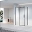 Vincea Душевой уголок Комо-Н (Como-N) VSR-4CN1015CLB, 1500*1000, черный, стекло прозрачное