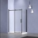 Vincea Душевой уголок Комо-Н (Como-N) VSR-4CN1015CLB, 1500*1000, черный, стекло прозрачное