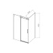 Vincea Душевой уголок Комо-Н (Como-N) VSR-4CN1015CLB, 1500*1000, черный, стекло прозрачное