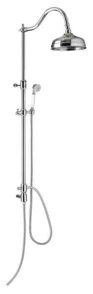 Emmevi Душевая колонна C02618E, цвет белый-золото C02618EBO