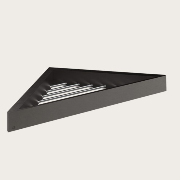 Gessi Полка, Rettangolo, шгв 353*253*35, цвет черный брашированный металл  20861#707