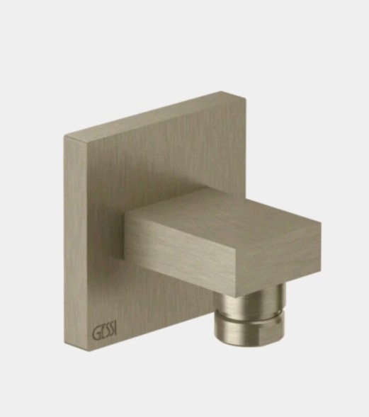 Gessi Шланговое подсоединение, Rettangolo shower, цвет черный матовый  20169#299