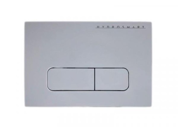 NOFER Панель смыва HYDROSMART 07811.W белый с прямоугольными клавишами