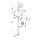 Смеситель KLUDI BOZZ 38288N576 для раковины на одно отверстие однорычажный с донным клапаном