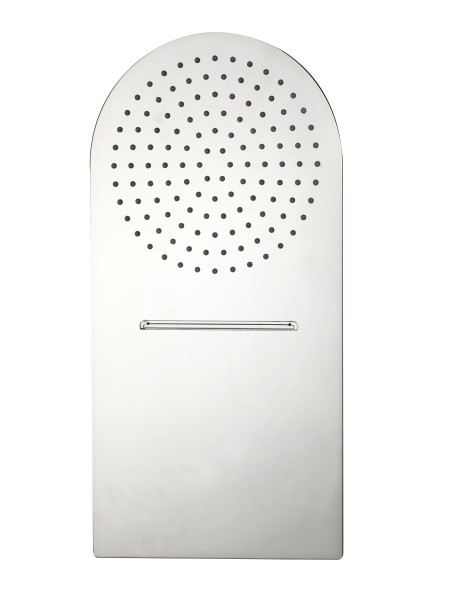 AQG, консольная душевая головка FLOWR1 50x25 см, 1 режим: дождь, цвет хром