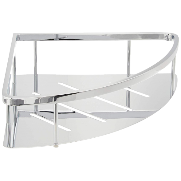 Полочка корзинка COLOMBO DESIGN ANGOLARI B9642 угловая одинарная съемная цвет хром