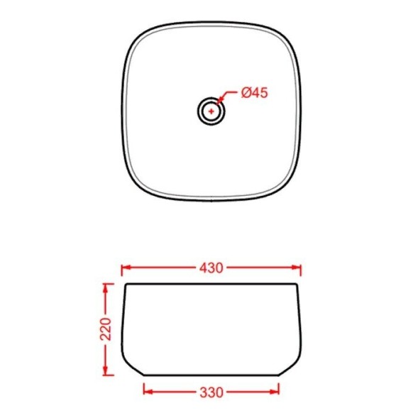 Раковина Artceram Cognac Quadro накладная без отверстий  цвет brown cocoa COL006 39 00