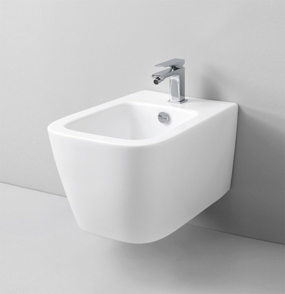 Биде Artceram A16 подвесное с одним отверстием  цвет белый матовый ASB001 05 00