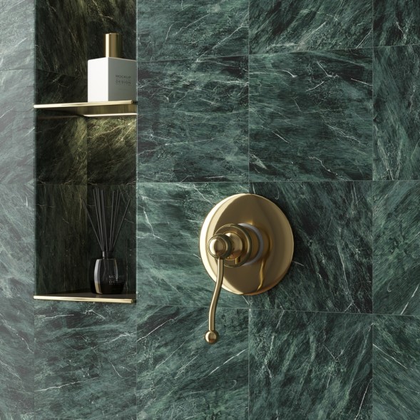 Paini 88OP690 Смеситель для душа Дуомо встраиваемый, золото