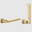 Gessi Бумагодержатель, Inciso, шгв 183*77*41, цвет брашированная бронза PVD  58455#726