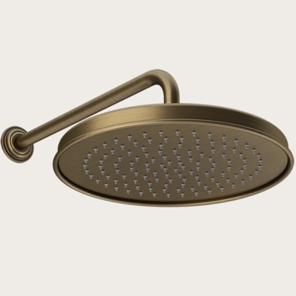 Gessi Верхний душ, Spotwater, 79*79, цвет Старинная латунь  57267#713
