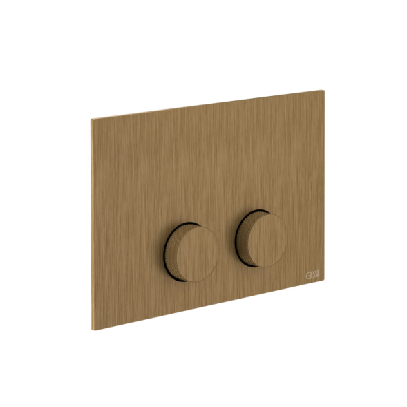 Gessi Клавиша смыва, Anello, для унитаза, шгв 215*12*145, цвет брашированный никель 54629#149