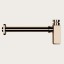 Gessi Сифон, Technical Accessories, бутылочный, 1 1#4", цвет состаренная бронза  01375#187