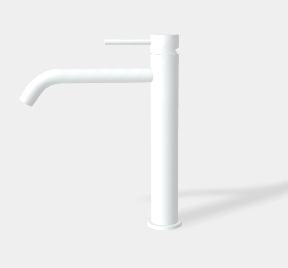 Смеситель для раковины, Fima Carlo Frattini, Spillo Up, цвет-белый матовый F3031LXSBS