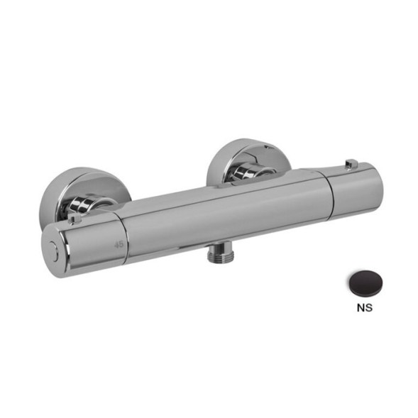 Смеситель для душа, Fima Carlo Frattini, Fimatherm, цвет-чёрный матовый F4215/1NS