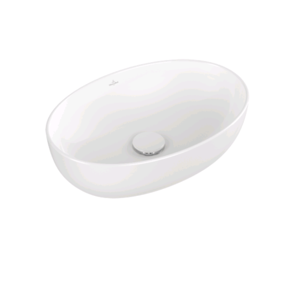 Villeroy&amp;Boch Раковина, Artis, шгв 485*325*135, отверстия для смесителя-отсутствуют, CeramicPlus/нет, цвет-альпийский белый (белый Alpin) 438848R1