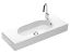 Раковина HATRIA AREA Y0QB01 подвесная или на тумбу с одним отверстием цвет белый
