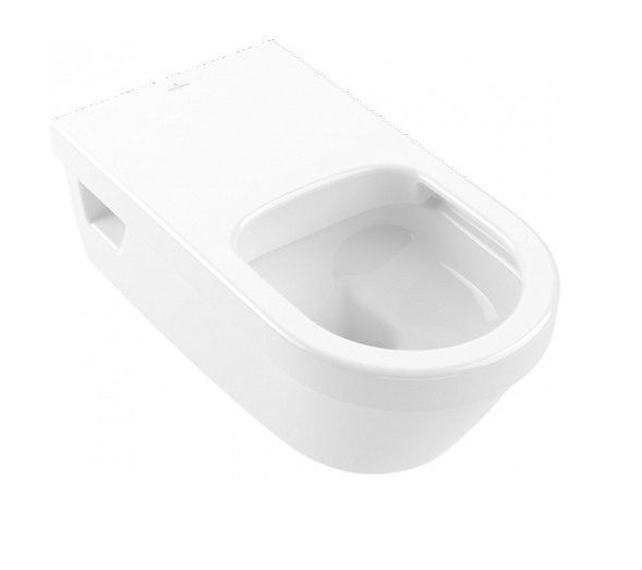 Villeroy&amp;Boch Унитаз, ViCare, подвесной, шгв 370*700*325, CeramicPlus/AntiBac, цвет-альпийский белый 5649R2R1