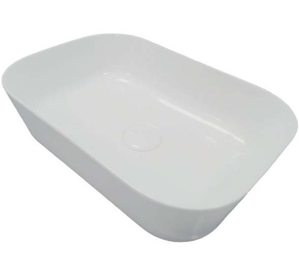 Раковина HATRIA HAPPY HOUR Y2A001 накладная без отверстия без перелива цвет белый