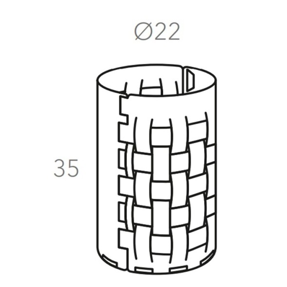 Корзина для мусора COLOMBO DESIGN ADJ 2035.04/06 напольная цвет капучино/шоколад