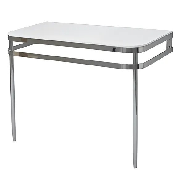 Консоль, Artceram, Azuley напольная/пристенная цвет белый/хром AZA003 71 01