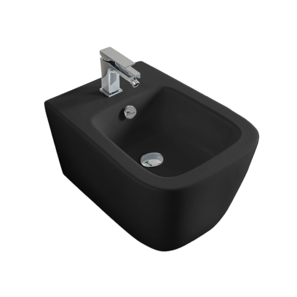 Биде Artceram A16 подвесное с одним отверстием  цвет черный матовый ASB001 17 00