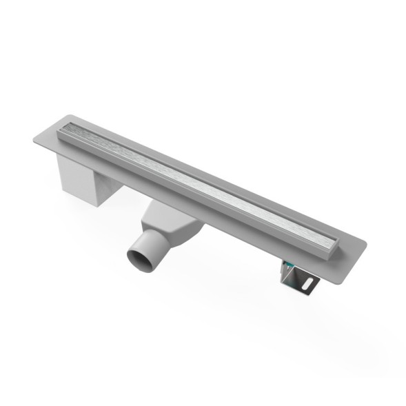 Paini Душевой лоток Slim Line 500 мм D50, сатин хром