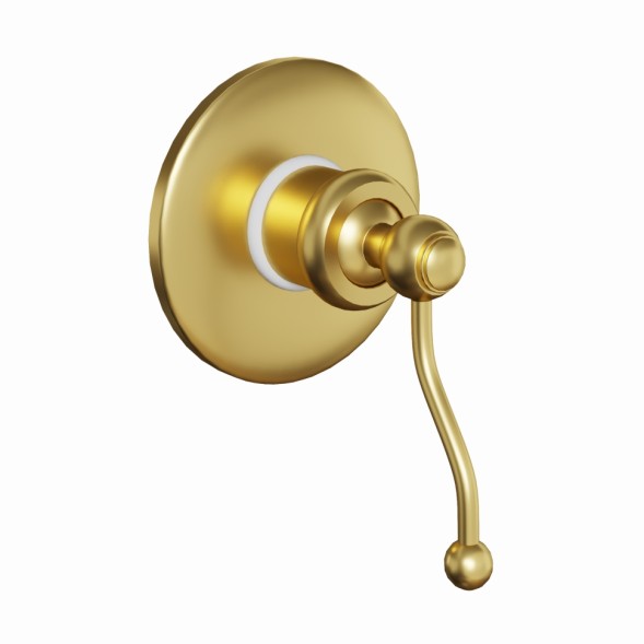 Paini 88PJ690 Смеситель для душа Дуомо встраиваемый, брашированное золото