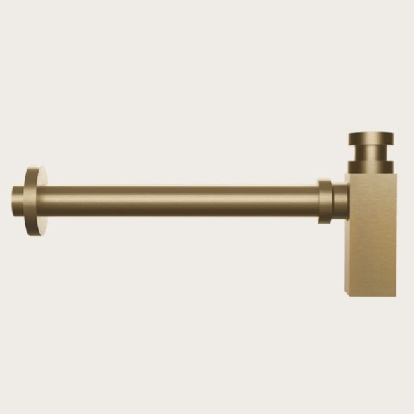 Gessi Сифон, Technical Accessories, бутылочный, 1 1#4", цвет состаренная бронза  01377#187