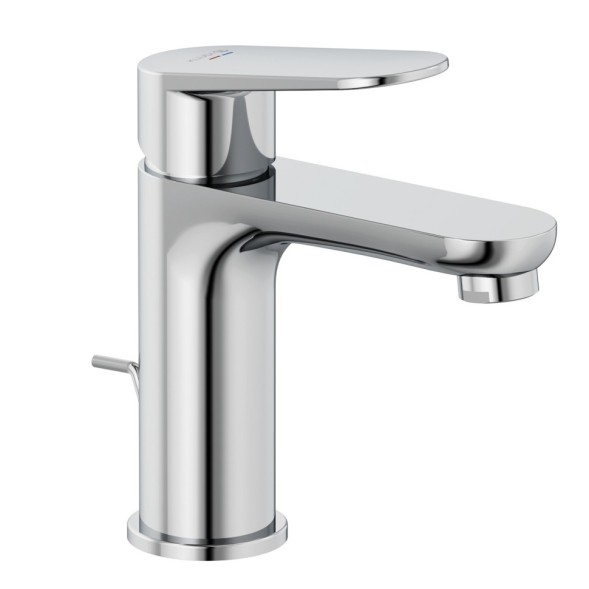 Смеситель KLUDI X1 322880575 для раковины на одно отверстие однорычажный с донным клапаном