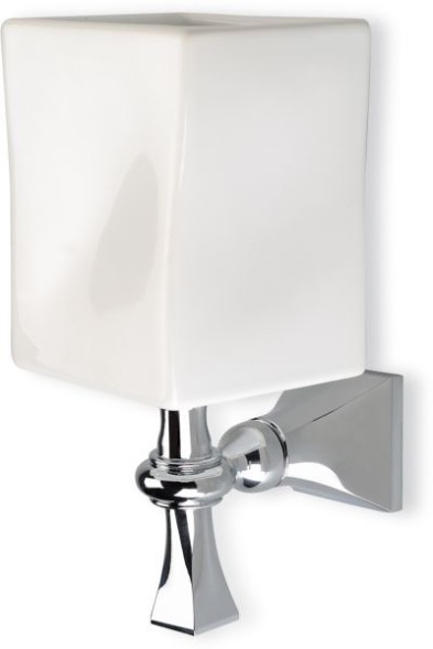 Stil Haus Prisma, настенный керамический стакан, цвет золото - черная керамика