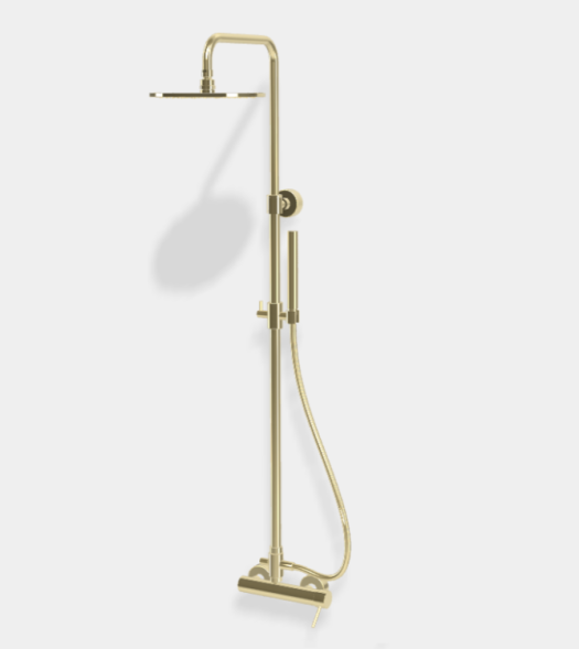 Душевая стойка, Fima Carlo Frattini, Shower column, цвет-шампань F3035/2HL