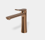 Смеситель для раковины, Fima Carlo Frattini, Flo', цвет-бронза янтарная F3801LZL