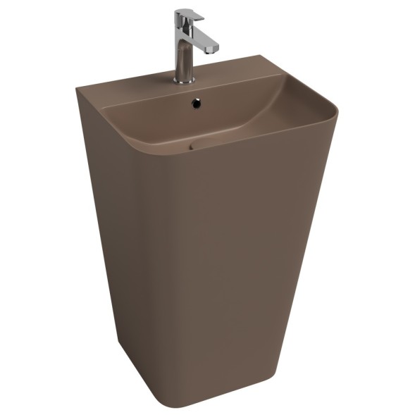 Раковина ISVEA Sott'Aqua напольная ШГВ 500*420*830 цвет коричневый матовый 10SQ37001-2H