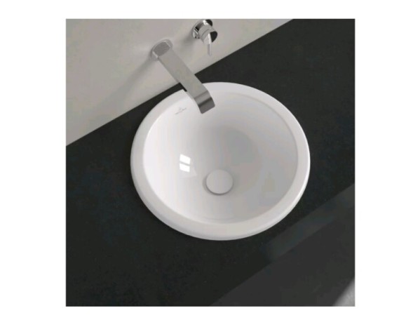 Villeroy&amp;Boch Раковина, Loop&amp;Friends, шгв 450*280*170, отверстия для смесителя-отсутствуют, цвет-альпийский белый (белый Alpin) 4A560001