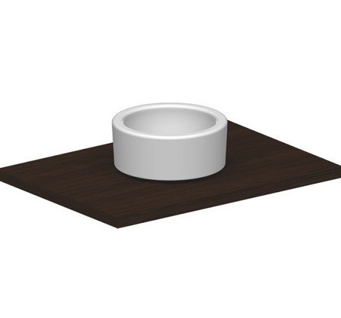 Раковина Scarabeo GIOVE накладная без перелива без отверстий цвет белый 8034